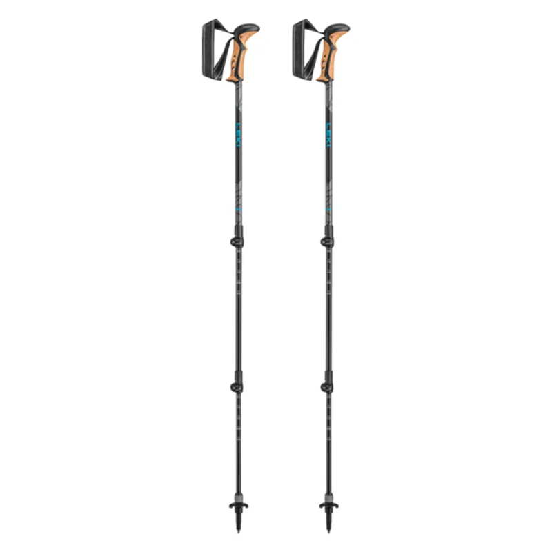 Leki Khumbu Lite AS Trekking Poles Black/Petrol/Dark Anthracite-1